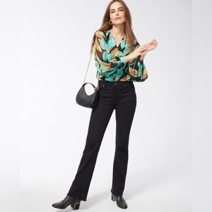 Chico’s Black High Rise Flare Jeans